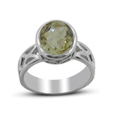 925 Silver Citrine Rings