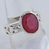 925 Silver Citrine Rings