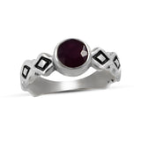 925 Sterling Silver Amethyst Rings