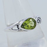 925 Sterling Silver Peridot Rings