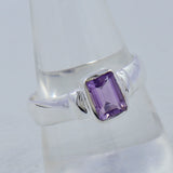 Amethyst Sterling Silver Ring