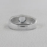 Natural Blue Topaz Silver Rings