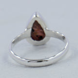Raw Cobalto Calcite Druzy Silver Rings