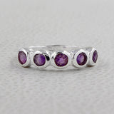 925 Sterling Silver Amethyst Rings