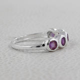 925 Sterling Silver Amethyst Rings
