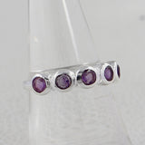 925 Sterling Silver Amethyst Rings