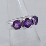925 Sterling Silver Amethyst Rings