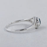 Natural Peridot Silver Rings