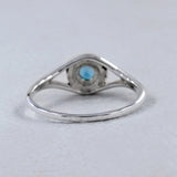 Natural Peridot Silver Rings
