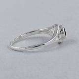 Natural Peridot Silver Rings