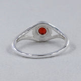 Natural Peridot Silver Rings