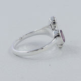 Rainbow Moonstone Sea Horse Designer Rings