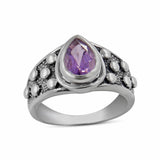 925 Silver Natural Peridot Rings