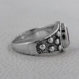 925 Silver Natural Peridot Rings