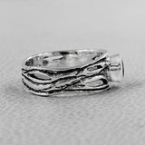 925 Sterling Silver Garnet Rings