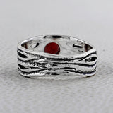 925 Sterling Silver Garnet Rings