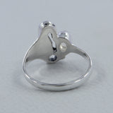 Rainbow Moonstone Sea Horse Designer Rings