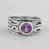 925 Sterling Silver Garnet Rings