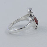 Rainbow Moonstone Sea Horse Designer Rings