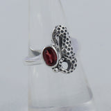 Rainbow Moonstone Sea Horse Designer Rings