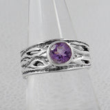 925 Sterling Silver Garnet Rings