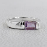 925 Sterling Silver Amethyst Ring