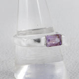 925 Sterling Silver Amethyst Ring