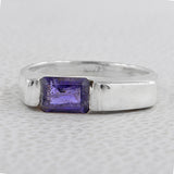 925 Sterling Silver Amethyst Ring