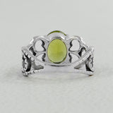 925 Sterling Silver Peridot Ring