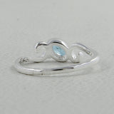 Peridot Birthstone Silver Rings