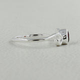 Peridot Birthstone Silver Rings