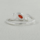 Peridot Birthstone Silver Rings