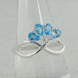 Natural Garnet Silver Rings
