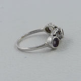 Blue Topaz Silver Designer Rings
