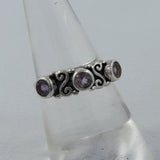 Blue Topaz Silver Designer Rings