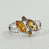 Blue Topaz Silver Ring