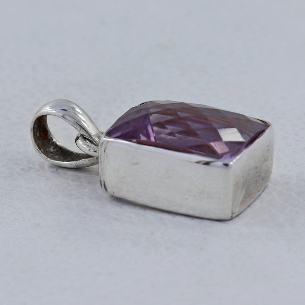 925 Sterling Silver Amethyst Pendants