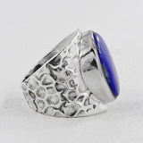 925 Silver Pink Opal Rings