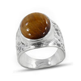 925 Silver Pink Opal Rings