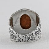 925 Silver Pink Opal Rings