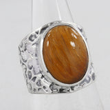 925 Silver Pink Opal Rings