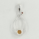 925 Silver Blue Topaz Pendants