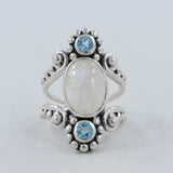 Genuine Tanzanite Silver Rings