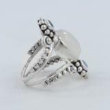 Genuine Tanzanite Silver Rings