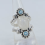 Genuine Tanzanite Silver Rings