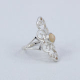 Natural Amethyst Silver Rings