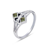 Natural Amethyst Silver Ring