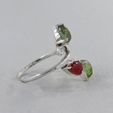 Labradorite & Peridot Silver Rings