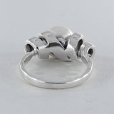 Natural Labradorite Silver Rings