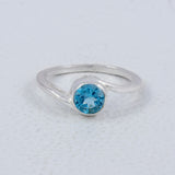 Natural Garnet Silver Rings